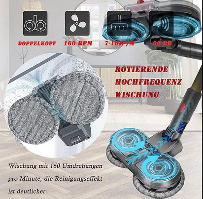 Elektrischer Wischaufsatz passend für Dyson